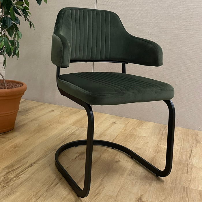 Eetkamerstoel Otta - Velours green | LABEL 51