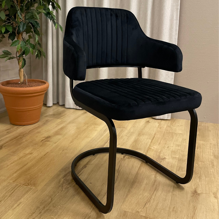 Eetkamerstoel Otta - Velours black