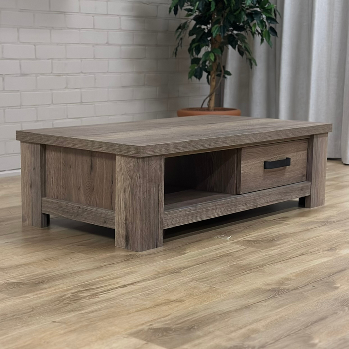 Salontafel Cornwall - Lamulux eikenlook met 1 lade