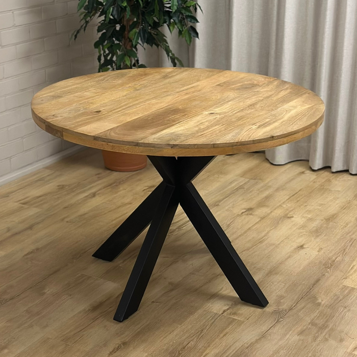 Eetkamertafel Bram - Rond mangohout
