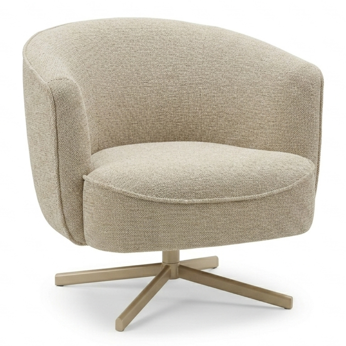 Draaifauteuil Carole - Beige | Het Anker