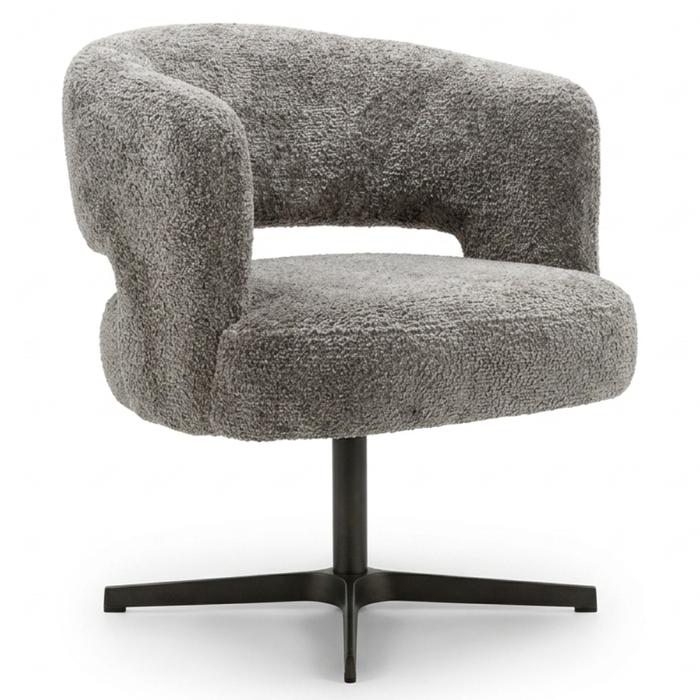 Draaifauteuil Lennox - Antraciet | Het Anker