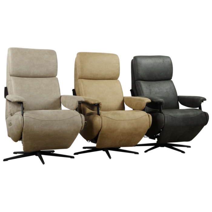 Elektrische Relaxfauteuil Olaf - 3-Motorig Met Accu