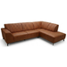 Hoekbank Prince cognac microvezel industrieel interieur