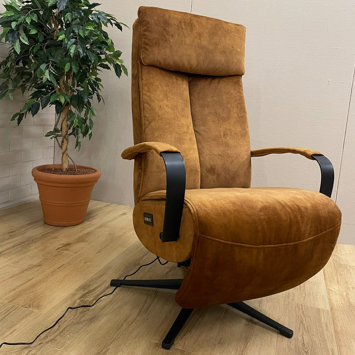 Relaxfauteuil Wilco - Okergeel