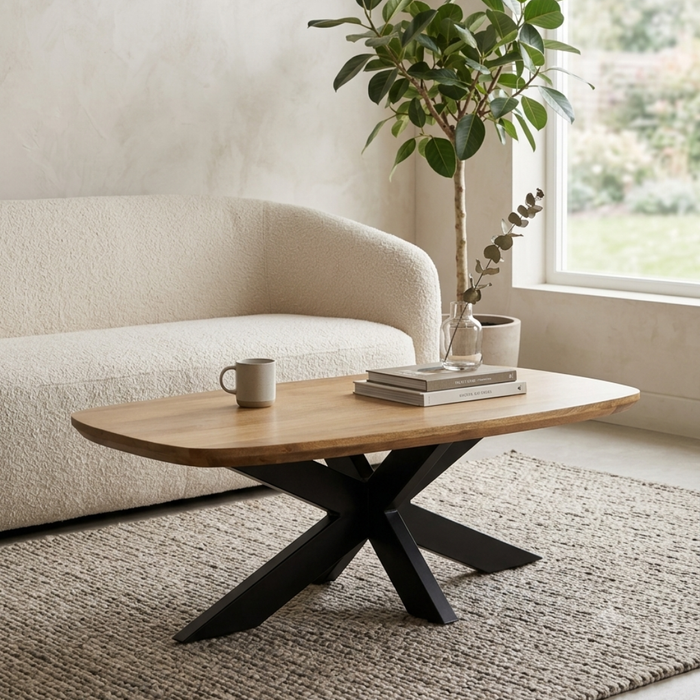 Salontafel Benice - Deens Ovaal - Mangohout