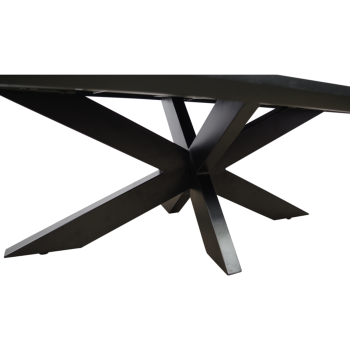 Salontafel Bonny - Deens Ovaal - Zwart Mangohout
