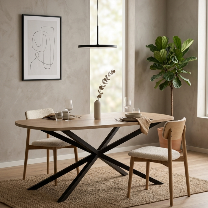 Eetkamertafel Panama - Deens ovaal