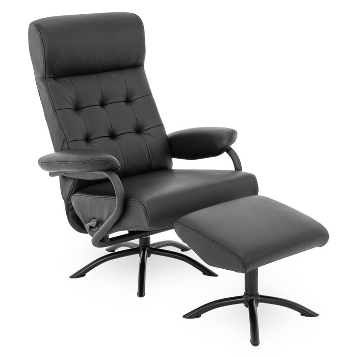 Draaifauteuil Melle Inclusief Hocker