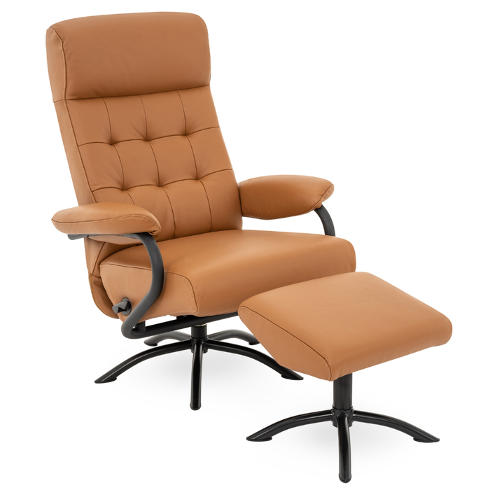 Draaifauteuil Melle Inclusief Hocker