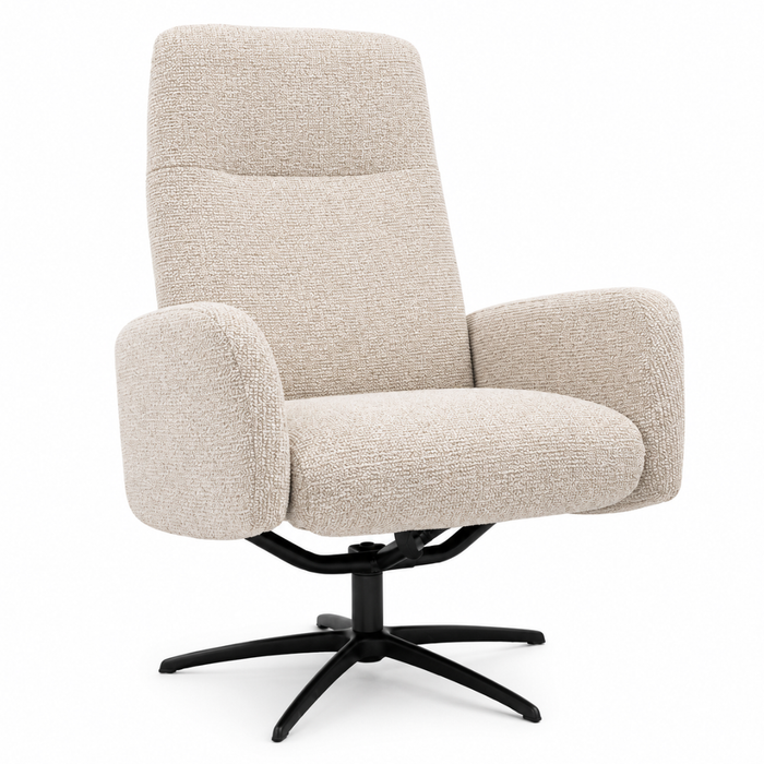 Draaifauteuil Wyatt Met Verstelbare Rug - Beige | Het Anker