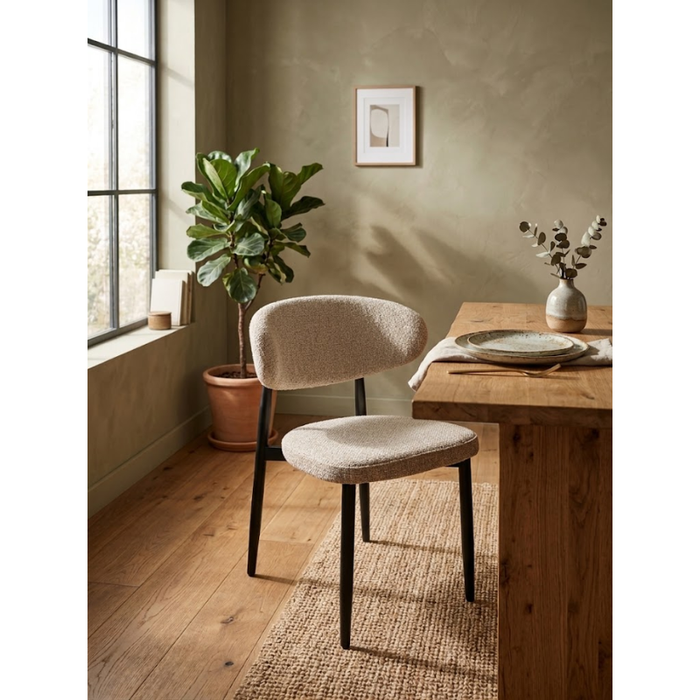 Eetkamerstoel Gigi - Shiitake taupe 124 | Het Anker