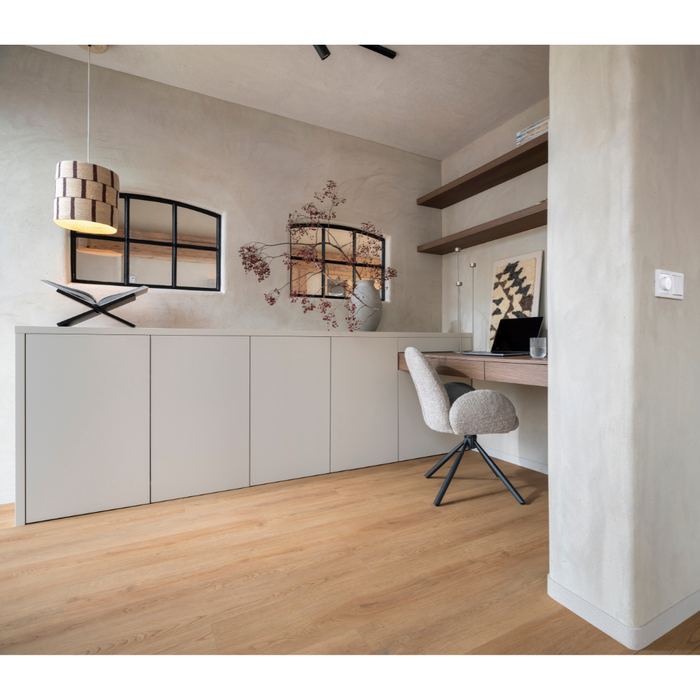 Sfeerafbeelding woonkamer met PVC vloer Chablis XL Plank